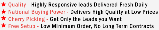 Archer Leads delivers High Quality Sales Leads to financial professionals in the mortgage, insurance, and real estate industries nation wide.